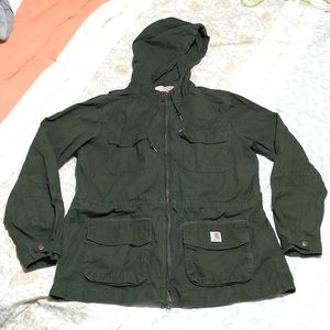 Women's Carhartt Green Utility Jacket